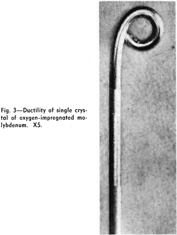 effects of oxygen ductility