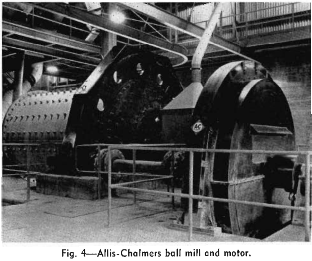 cement plant allis-chalmers ball mill and motor