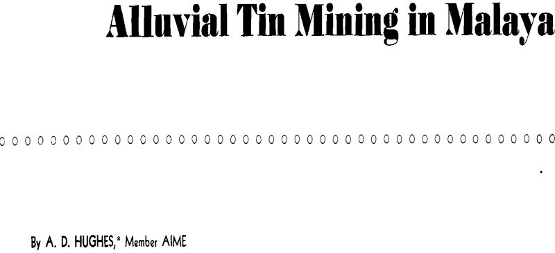 alluvial tin mining in malaya