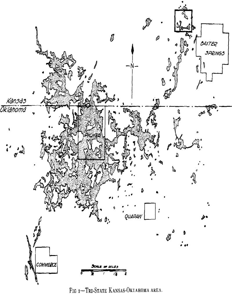 acid mine-water drainage tri-state kansas oklahoma area