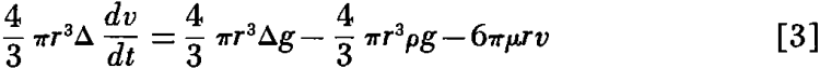 gravity concentration equation